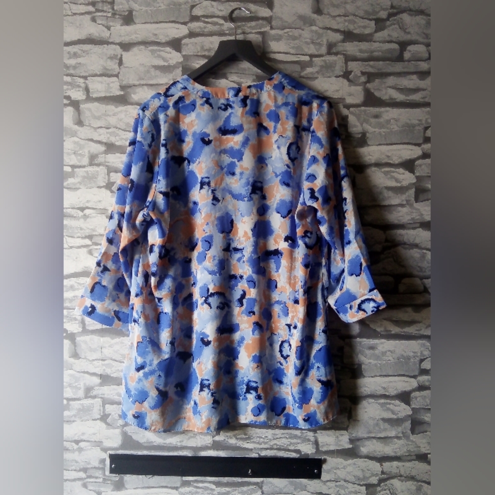 Julipa print tunic blouse size uk 18 - Picture 2 of 4